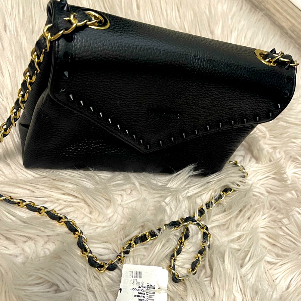 Valentino By Mario Valentino Lynn Leather Envelope Crossbody Bag